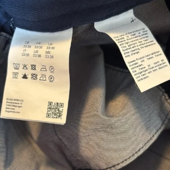 Hugo Boss men’s blue slim fit chino pants size - Picture 6 of 6